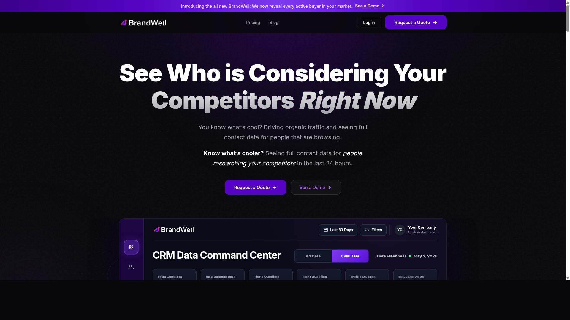 Content at Scale website